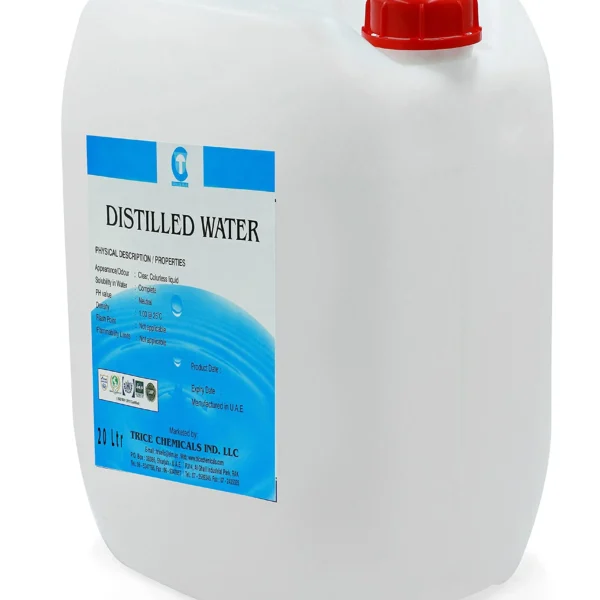 Ultra-Pure Distilled Water - 1l,Free from minerals, metals, and impurities
