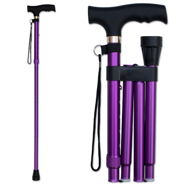 Foldable Walking Stick (Adjustable Cane)