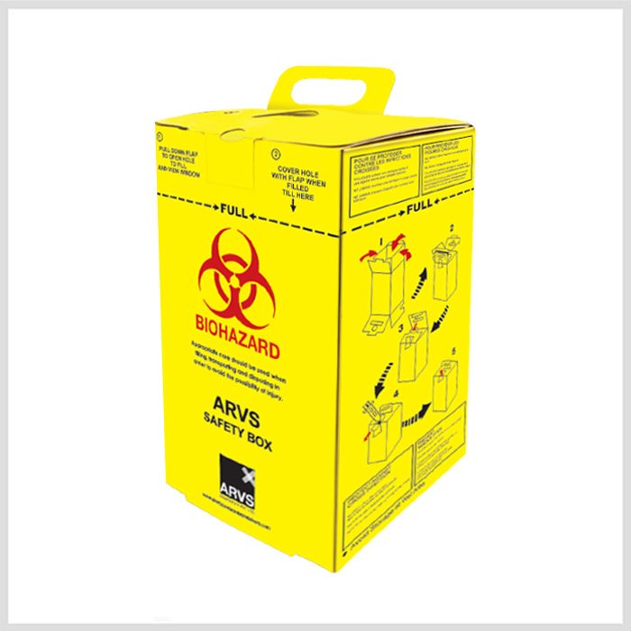 R-2-1 Biohazard Safety Boxes (5 Litres) - Image 1