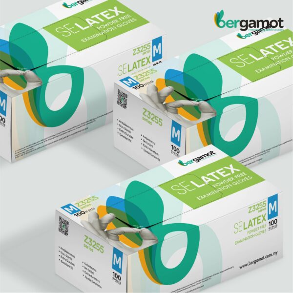 Latex Examination Gloves – Medium