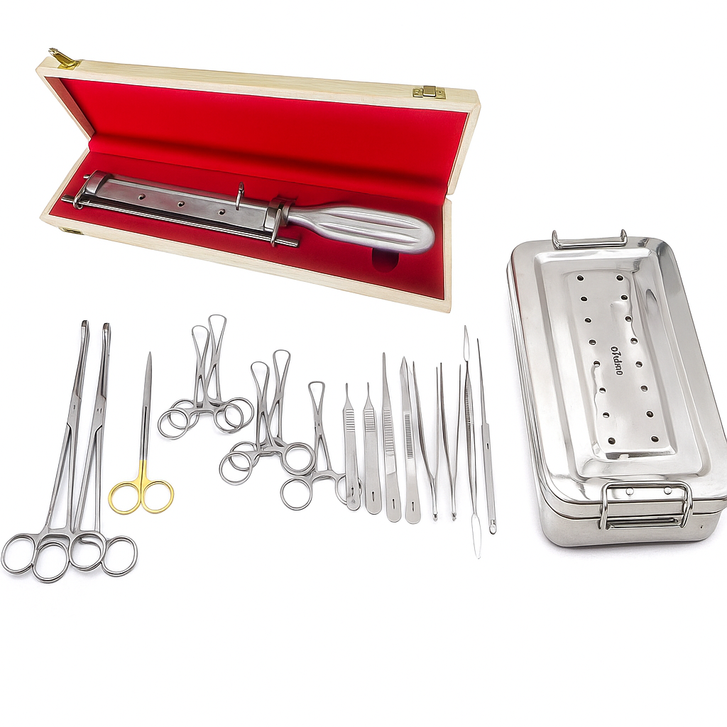 bbd78fa3-4097-4504-98c5-41f9560fdd25 A Skin Graft Surgical Set - Image 1