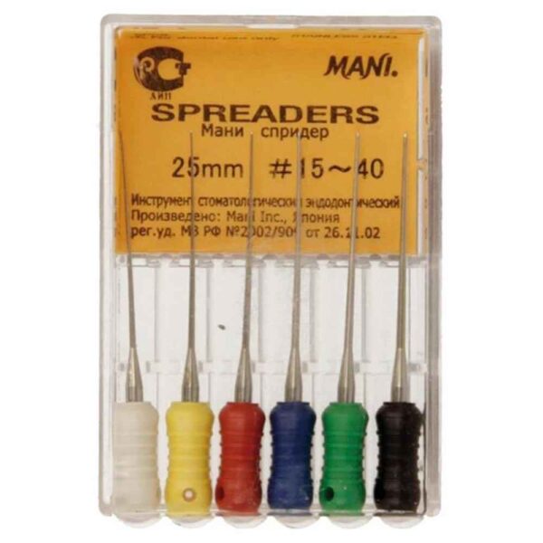 Spreaders No. 15–40 (Endodontic Spreaders)