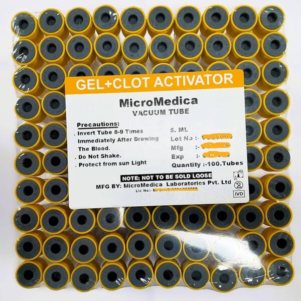 Yellow top vacutainers/ Blood Collection Tubes