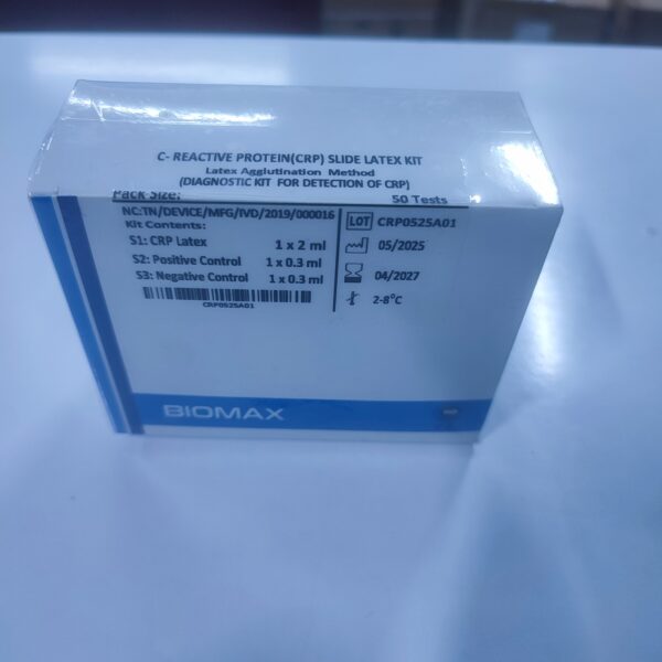 Biomax C-Reactive Protein (CRP) Slide Latex Kit