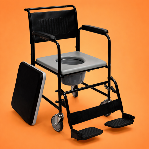 Commode Chair With Padded Seat