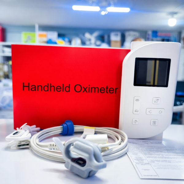Handheld Oximeter and Accessories Setup